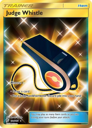 Judge Whistle (Secret) 194 [SM  Team Up]  - Holofoil
