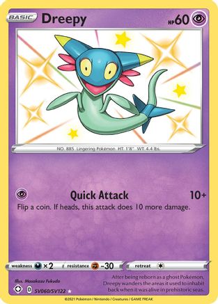 Dreepy SV060/SV122 [Shining Fates Shiny Vault]  - Holofoil