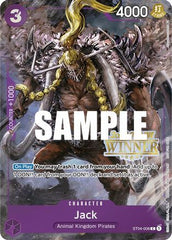 Jack (Offline Regional 2023) [Winner] (ST04-008)  [One Piece Promotion Cards] Foil