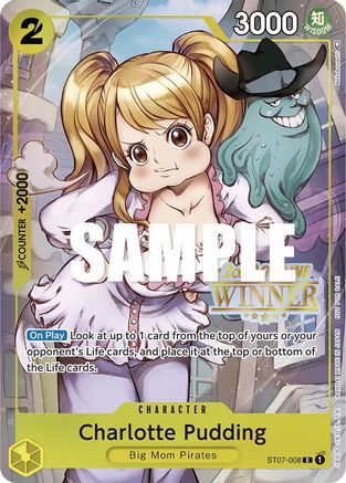 Charlotte Pudding (Offline Regional 2023) [Winner] (ST07-008)  [One Piece Promotion Cards] Foil