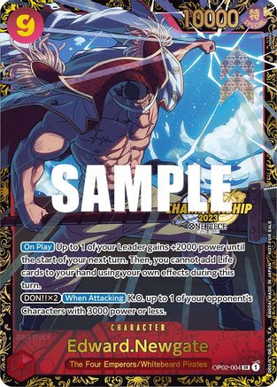 Edward.Newgate (Championship 2023) (OP02-004)  [One Piece Promotion Cards] Foil