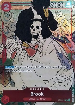 Brook (English Version 1st Anniversary Set) (ST01-011)  [One Piece Promotion Cards] Foil
