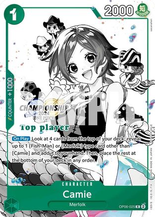 Camie (Championship 2024 Top Player Pack Vol. 2) (OP06-025)  [One Piece Promotion Cards] Foil