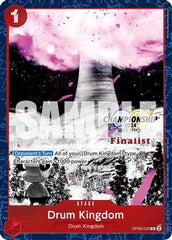 Drum Kingdom (Championship 2024 Finalist Card Set Vol. 2) (OP08-020)  [One Piece Promotion Cards] Foil