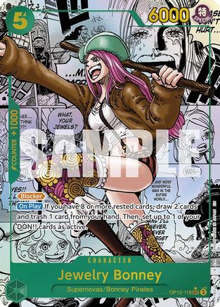 Jewelry Bonney (118) (Manga) (OP12-118)  [Legacy of the Master] Foil