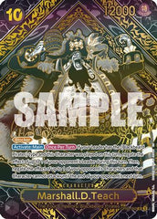 Marshall.D.Teach (SP) (Gold) (OP09-093) - Legacy of the Master Foil