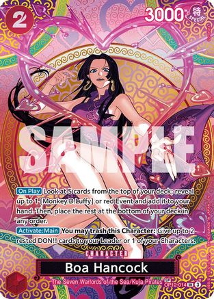 Boa Hancock (SP) (OP12-014)  [Adventure on Kami's Island] Foil