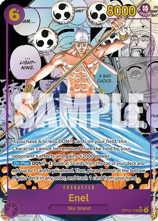 Enel (OP15-118) (Manga) (OP15-118)  [Adventure on Kami's Island] Foil