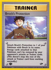 Brock's Protection 101/132 [Gym Challenge]  - 1st Edition