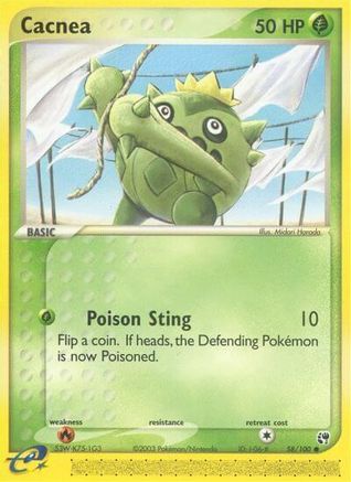 Cacnea 058/100 [Sandstorm]  - Reverse Holofoil