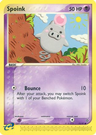 Spoink 073/97 [Dragon]  - Reverse Holofoil